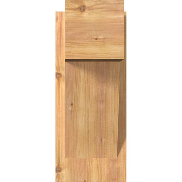 Traditional Block Smooth Outlooker, Western Red Cedar, 7 1/2W X 14D X 18H